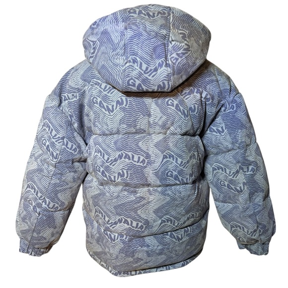 Ahluwalia x
Ganni NWT Printed
Denim  Funnel Neck
Puffer Jacket in Sz XS - Picture 11 of 12